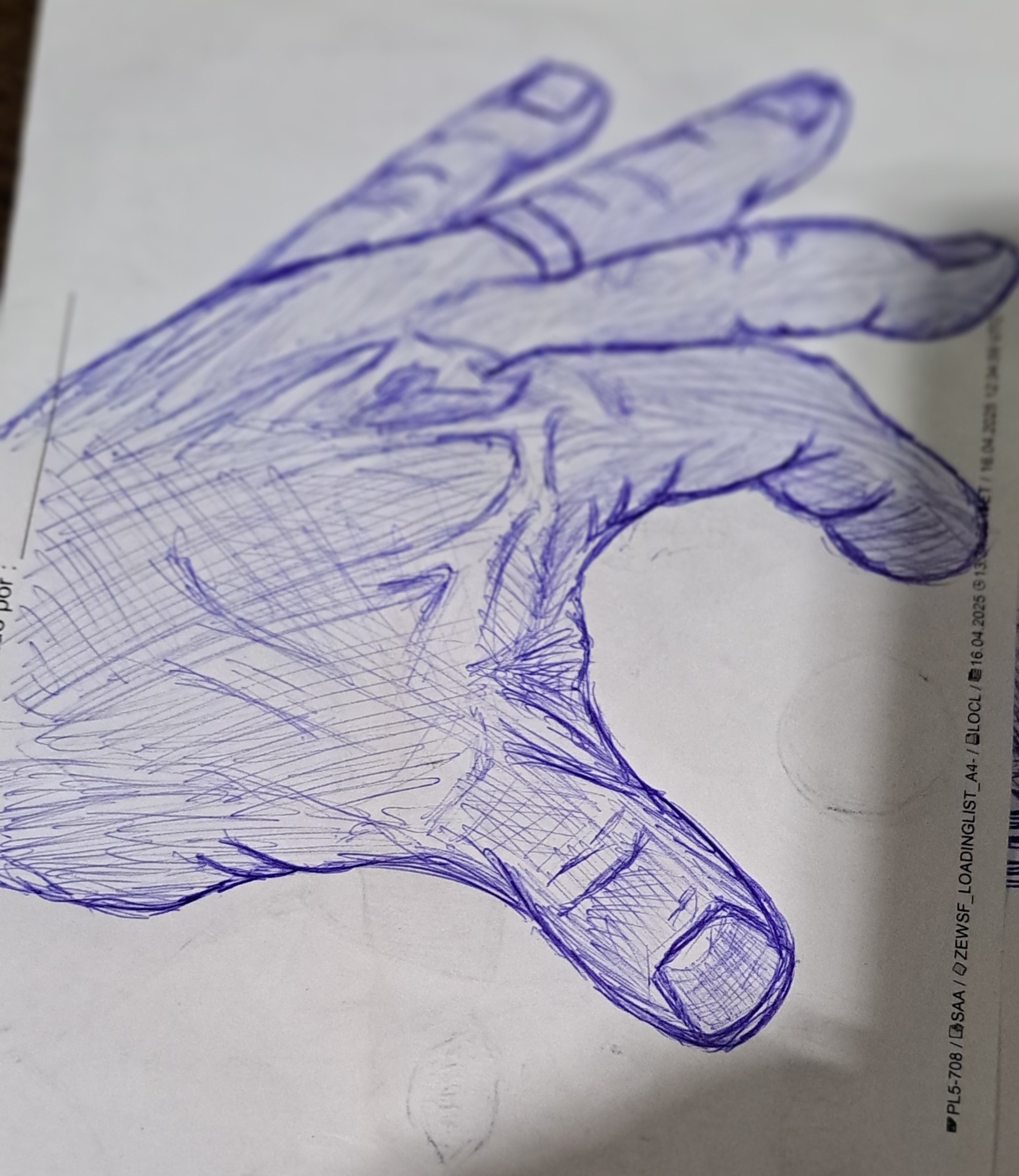 I do it my self its my hand